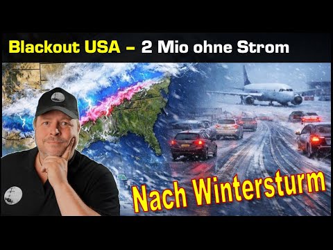 Blackout USA - Millionen ohne Strom im Wintersturm - LNG Export stoppt