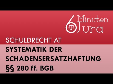 Systematik der Schadensersatzhaftung §§ 280 ff. BGB #9