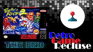 Pocky and Rocky 2 (1995) SNES Super Nintendo Famicom ending [Retro Gaming]