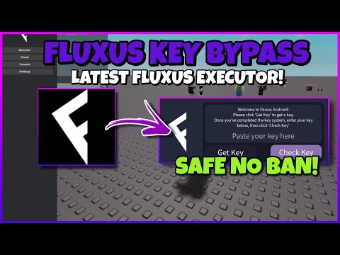 Roblox 教程：最新版 Fluxus Exectutor /w 崩潰修復與按鍵旁路 (Roblox Tutorial: Latest Fluxus Exectutor /w Crash fix & Key bypass)