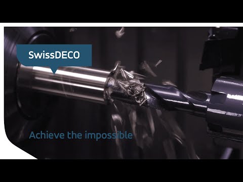 Tornos SwissDECO - Achieve the impossible (500 mm deep hole drilling)