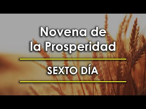 Novena of Prosperity - Day 6