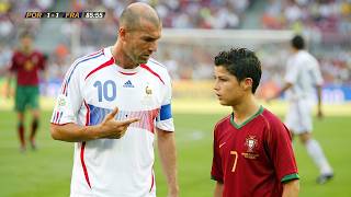 Zinedine Zidane will never forget 18 Years Old Cristiano Ronaldo's performance in this match