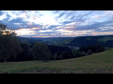 Trub, Switzerland sunset timelapse video with gopro 8