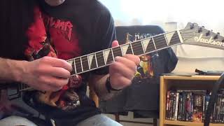 Manowar -  Army of the immortals (Guitar cover)