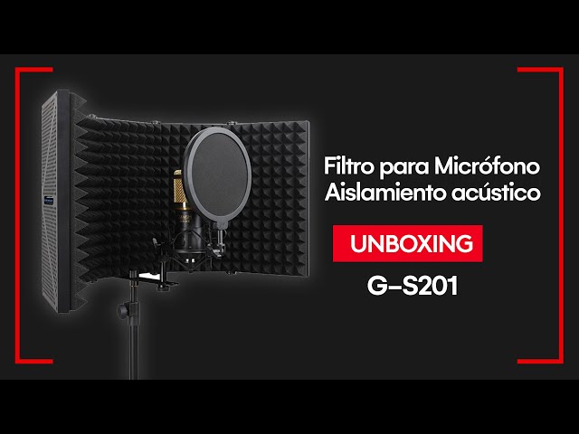 Vídeo relacionado con TroyStudio - Cabina vocal portátil, escudo de aislamiento de micrófono plegable grande, sonido de estudio de grabación de música, filtro de reflexión, soporte con espuma acústica densa espesada