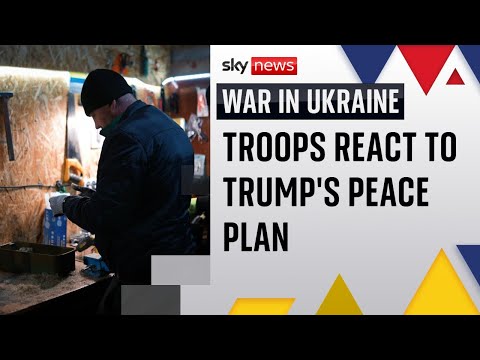 Ukrainian troops react to Donald Trump's peace plan with scepticism