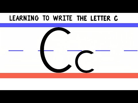 Write the Letter C - ABC Writing for Kids - Alphabet Handwriting by 123ABCtv