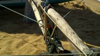 preview picture of video 'Typical Fishing Boat in Negombo Sri Lanka'