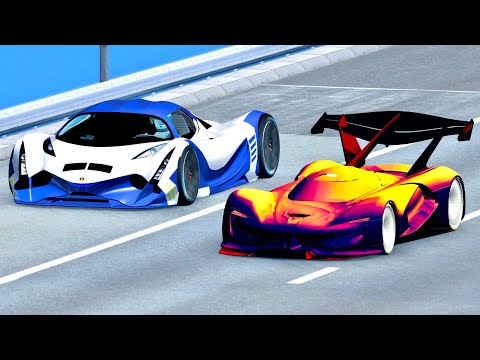 SRT Tomahawk GTR vs Devel Sixteen - Drag Race 20 KM