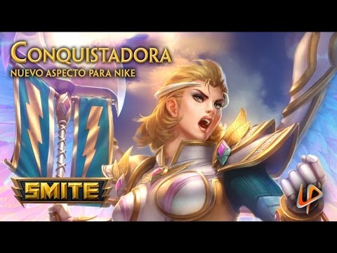 Revelación aspecto Conquistadora - Diosa Nike SMITE