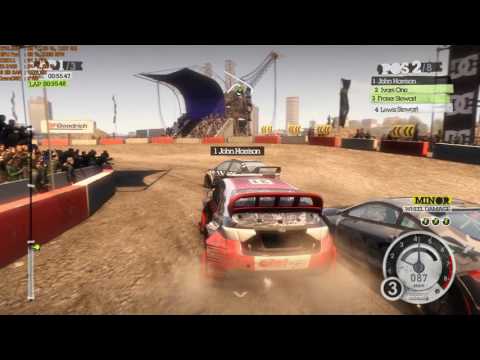 Colin McRae Dirt 2 Walkthrough Part 98 - "London: DC Rally Cross"