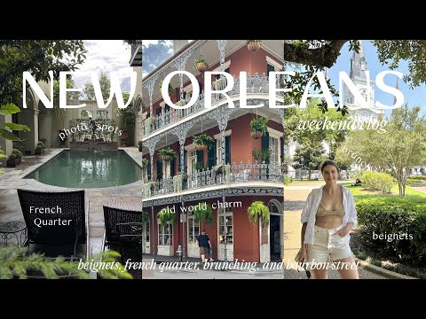 New Orleans Vlog | Weekend in NOLA, beignets, exploring French Quarter, and dancing on Bourbon St