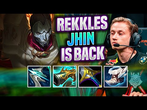 REKKLES IS A GOD WITH JHIN! - G2 Rekkles Plays Jhin ADC vs Kai'sa! | Patch 11.21