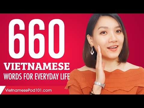 660 Vietnamese Words for Everyday Life - Basic Vocabulary #33