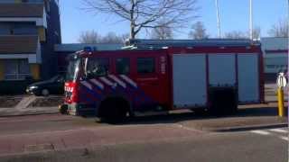 preview picture of video 'Uitrukken Brandweer Uden'