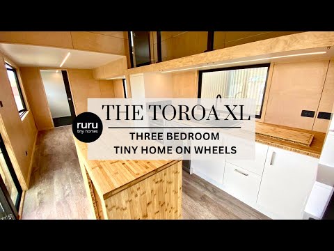 Ruru Tiny Homes: The Toroa XL - Three bedrooms tiny home on wheels