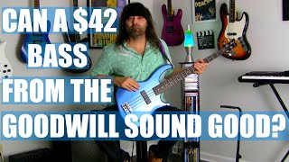 Video thumbnail for Can A $42 Bass From The Goodwill Sound Good? by stevekonbass