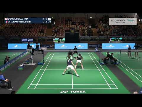 Match point - Ogawa / Kurashima vs Deschamp / Bergstein - XD, SF - Luxembourg Open 2024
