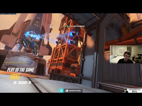 POTG! JAKE INSANE SOLDIER 76 GAMEPLAY OVERWACTH SEASON 30 TOP 500