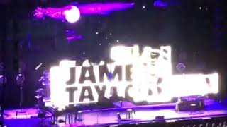 James Taylor’s 2018 show intro &amp; 1st song