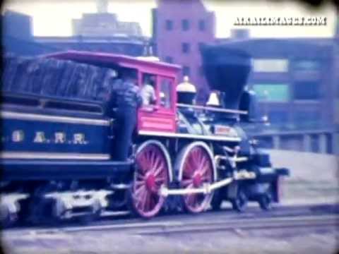 Civil War Steam Locomotive "General" 1962 Run - Western & Atlantic, Great Locomotive Chase, 4-4-0