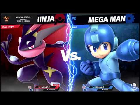 WIN Anarchy (Greninja) vs WIN Peabnut (Megaman) - Modern Nest #51 -  Winners Finals