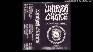 Uniform Choice - Consider This...- 1993 Consider This Demo