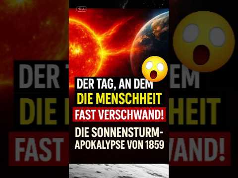 Die Sonnensturm-Apokalypse von 1859 #sonnensturm #geschichte #apocalypse