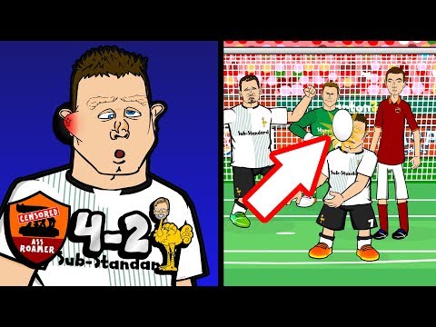 💥⚽️MILNER OWN GOAL!⚽️💥 Roma vs Liverpool 4-2! (6-7 parody Goals Highlights Champions League)