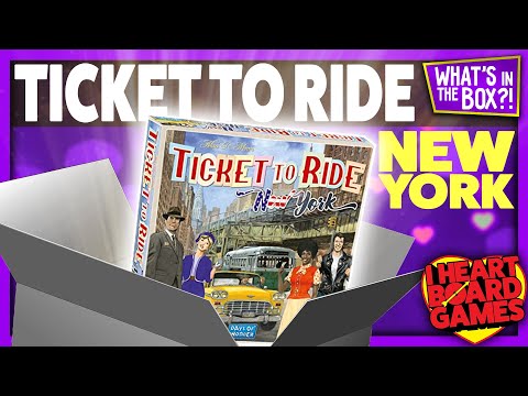 Ticket To Ride New York Unboxing : What’s in the box?!