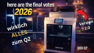 Alles zum Qidi Q2 mit Box v2. für 2026 - harter Allrounder!