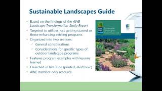 AWE/EPA Partner Webinar - Efficient Irrigation Practices for Medians and Park Strips