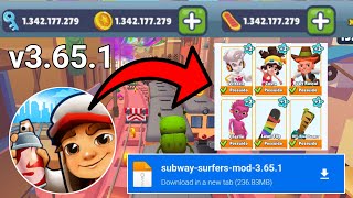 SUBWAY SURFERS MOD APK V3.65.1💰 DINHEIRO INFINITO + PRANCHAS ILIMITADAS!