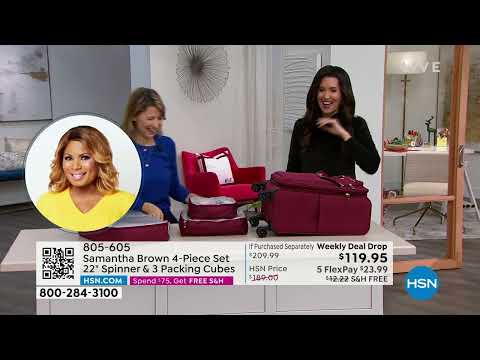 HSN | Samantha Brown Luggage Collection 11.02.2022 - 02 PM