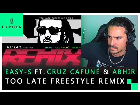 REACCIÓN a EASY-S ft. CRUZ CAFUNÉ, ABHIR HATHI - TOO LATE (REMIX)
