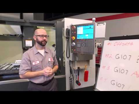 Easy Cylindrical Engraving & Machining׃ Use G47⁄G107 No CAM needed – Haas Automation Tip of the Day