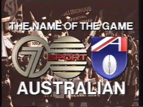 Channel 7 AFL Promo Name of the Game Gavin Wanganeen Stephen Silvagni