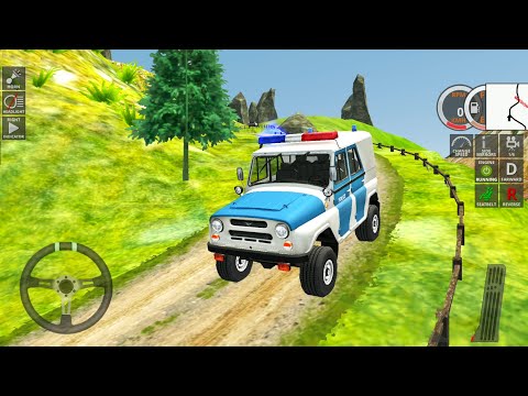 Offroad Police Cars Drive Sim - Prisoners Transportation Simulator #7 - Android Gameplay