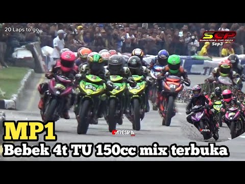 Duel Sengit Race Bebek 4 tak Tune Up 150cc Mix Terbuka, SCP Round 4 Siak 2023
