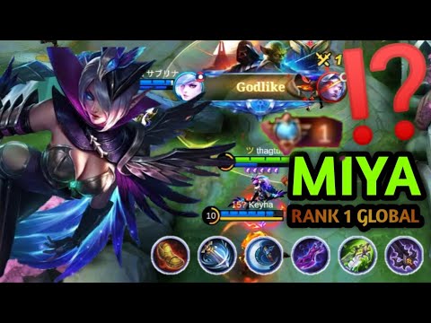 Miya's fastest farming moment ❗gets a goodlike - Rank 1 Global miya by thagtute _ mlbb