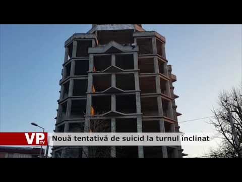Nouă tentativă de suicid la turnul înclinat