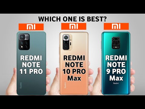 Redmi Note 11 pro vs Redmi Note 10 pro Max vs Redmi Note 9 pro max