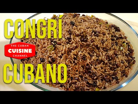 🚀ARROZ CONGRí CUBANO Como hacer arroz congrí la receta fácil y rápida🚀.