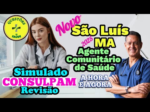 Agente Comunitário de Saúde - CONSULPAM -  Simulado 2025  São Luís -  Maranhão