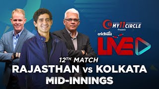 Cricbuzz LIVE: Match 12, Rajasthan v Kolkata, Mid-innings show