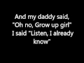 Becky G- Grow Up Girl (Lyrics) 