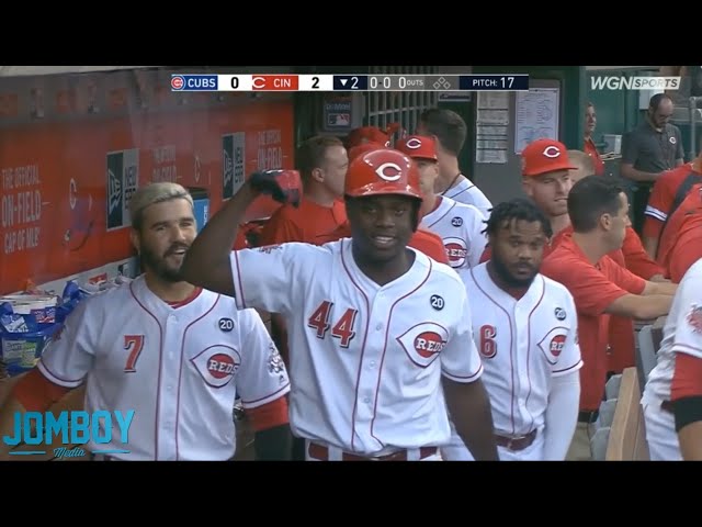 Reds Rookie, Aristides Aquino hits 3 home runs in a row, a breakdown