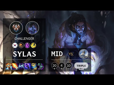 Sylas Mid vs Galio - KR Challenger Patch 10.25