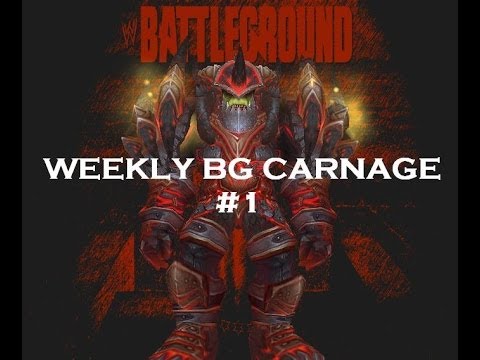 Tenzor - Weekly BG Carnage #1 Arms Warrior 5.4 PvP